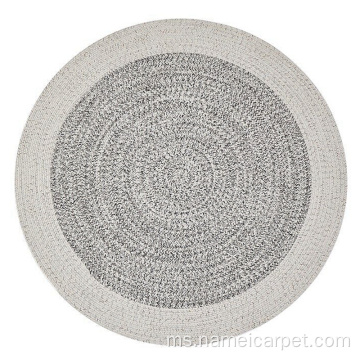 Polypropylene PP Braided Round Patio Rug